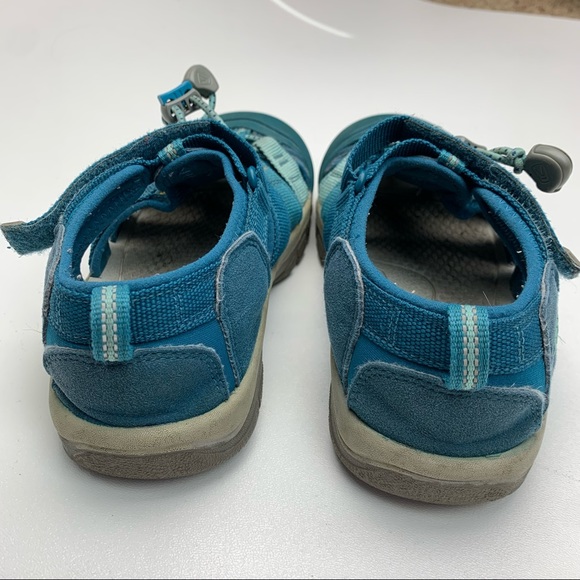 Keen Washable Youth Sandals Teal Blue Size 3 - Picture 9 of 13